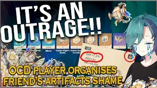 SHAMING MY FRIEND'S GENSHIN ACCOUNT || Cos I'm OCD...
