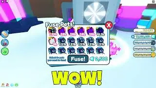 What happens when you Fuse 8 LEGENDARY PETS In PET SIMULATOR X? ROBLOX GLITCH UPDATE