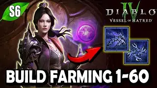 ✅BUILD DE HECHICERA 1-60 para farmear el endgame Diablo 4 Temporada 6