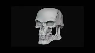 spinning skull with ''lebanon hanover - gallowdance'' at the end