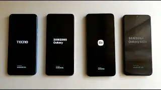 Samsung Galaxy A22 5G vs A02s vs Tecno Spark 9 Pro vs Xiaomi Redmi 12C Bootanimation