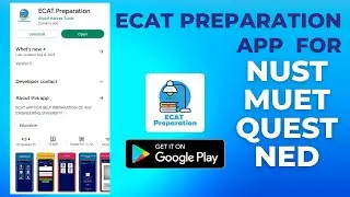 ECAT App For MUET  NUST QUEST NED | past papers and Quiz | CPN