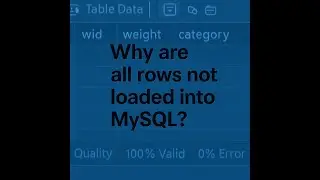 Why MySQL Doesn’t Load All Your CSV Rows (and How to Fix It)
