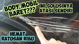 Cara menghilangkan baret pada body mobil Honda CRV