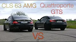 Обзор Maserati Quattroporte GTS  + заезды против CLS 63 AMG и Range Rover Supercharged (H-Auto)