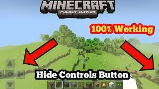 How To Hide Controls Button In Minecraft PE In HINDI