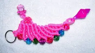 DIY New Beautiful Style Macrame Keychain Design TUTORIAL |  न्यू स्टाइल की माक्रेम डिज़ाइन बनाएं