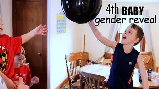 4th BABY GENDER REVEAL after 3 boys!!