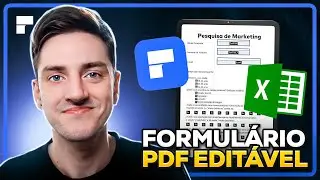 Como criar FORMULÁRIO EDITÁVEL em PDF ou Excel | Crie formulários profissionais!