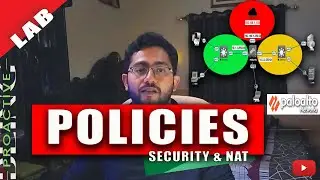 [LAB 03] How Policies-Security and NAT rules define in PALO ALTO FW | INTER Zone | [HINDI/URDU]