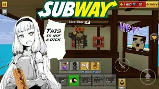 Working In Subway! 