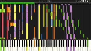 [Black MIDI] Synthesia - Caramell - CARAMELLDANSEN / ｳｯｰｳｯｰｳﾏｳﾏ (ﾟ∀ﾟ) 64.000 Notes