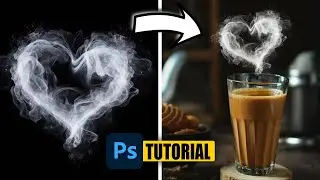 How to create Smoke Brush Tea in photoshop #creative #photoshop #tutorial