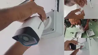 CCTV Camera Installation Out Door How To Install A Hikvision dahua IP camera #hikvision #dahua
