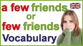 The difference between A FEW and FEW in English