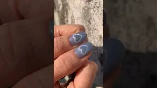 Как сделать кошачий глаз, сердце, корейские кошки #nails #дизайнногтей #корейскиекошки