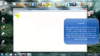 Lluvia al estilo matrix en CMD