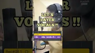 Quick vocal recording to show vocal layers