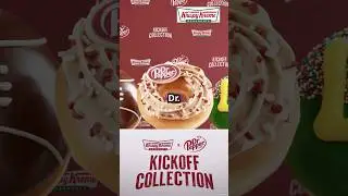 Krispy Kreme & Dr Pepper's Football Doughnuts Are Here #krispykreme  #drpepper  #doughnut