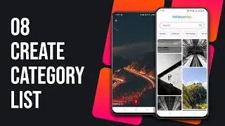 08 - Create Category List In Wallpaper App