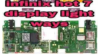 infinix hot 7 display light ways 