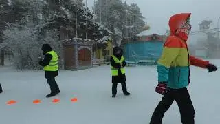 Running by -40°C, Parkrun Yakutsk, December 2018: Arrival of the winner