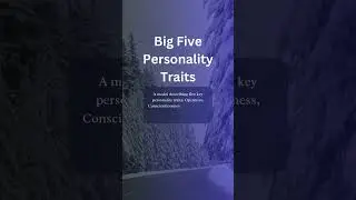 Meaning of 5 Personality Traits #5personalitytraits #culturehabits #shorts #educationalpsychology