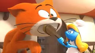 ¡Ahora Eres Un Gato Pitufo! 🐱 • Los Pitufos 3D • Dibujos animados para niños