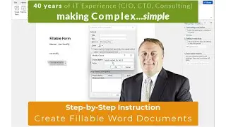 How to create Fillable forms in Microsoft Word [254.421]