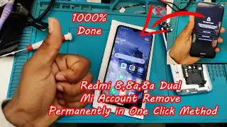 Redmi 8,8a,8a Dual Mi Account Remove Permanently in One Click Method 💯✔️ / redmi 8 Mi Account Remove