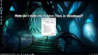 How to view hidden files, folders, and drives in windows