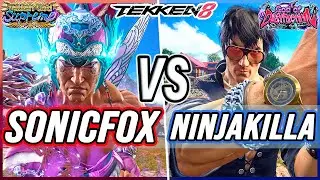 T8 🔥 Sonicfox (Feng) vs Ninjakilla (Law) 🔥 Tekken 8 High Level Gameplay