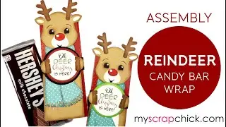Reindeer Candy Bar Wrap svg tutorial