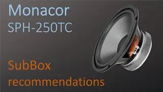 Monacor SPH-250TC | Recommended Subwoofer Box Designs