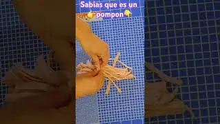 Sabias que es un pomp0n #coser #costura #sew #sewing #diy #trucos #ideas #costuracontabita