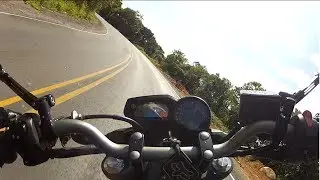 Inaugurando o novo asfalto de Morungaba de Yamaha XJ6 (HD)