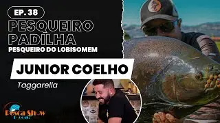 Pescashow Podcast - 8.a Temp. EP 038 - Pesqueiro Padilha - Júnior Coelho (Taggarella).