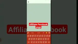 how to create Amazon affiliate Facebook Page ✔️ 