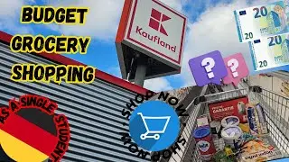 🇩🇪 ??!€ Grocery Shopping at Kaufland | Prices 2024 | Food Budget as a single Student in Germany