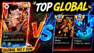 Can Sun Beat 2 TOP GLOBAL Players? 😳 | Full gameplay!!