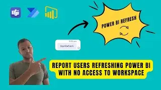 Refresh Power BI by texting keyword in Teams chat | Power BI dashboard refresh from Teams
