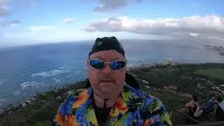 The Word of God atop Diamond Head Crater