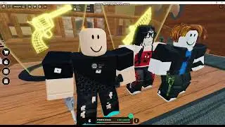 Играем Дуэли Убийцы против Шерифов в роблокс! но с другом!