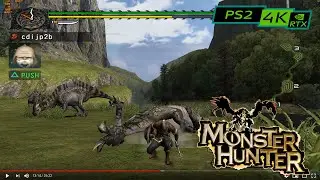 Monster Hunter / 4K PS2 emulator PCSX2 / RTX 2080ti