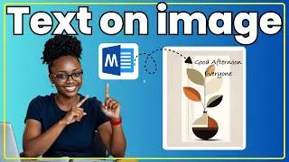How to Add Text on an Image in Word (Step-by-Step Microsoft Word Tutorial) | Swahili Guide