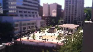 Tiny Portland - Tilt-Shift Timelapse of Downtown Portland