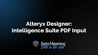How to Use PDF Input Tool in Alteryx Intelligence Suite