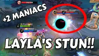 LAYLA'S STUN IS OP!! +2 MANIACS!! (23 KILLS!!) | Layla Gameplay