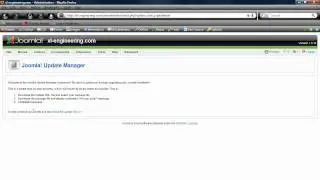 Joomla 1 5  Tutorial - Updating Your Joomla Version - Advanced Tools Component