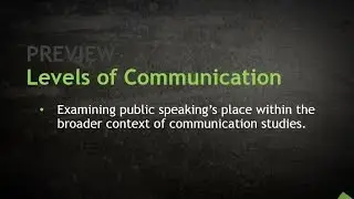 Levels of Communication